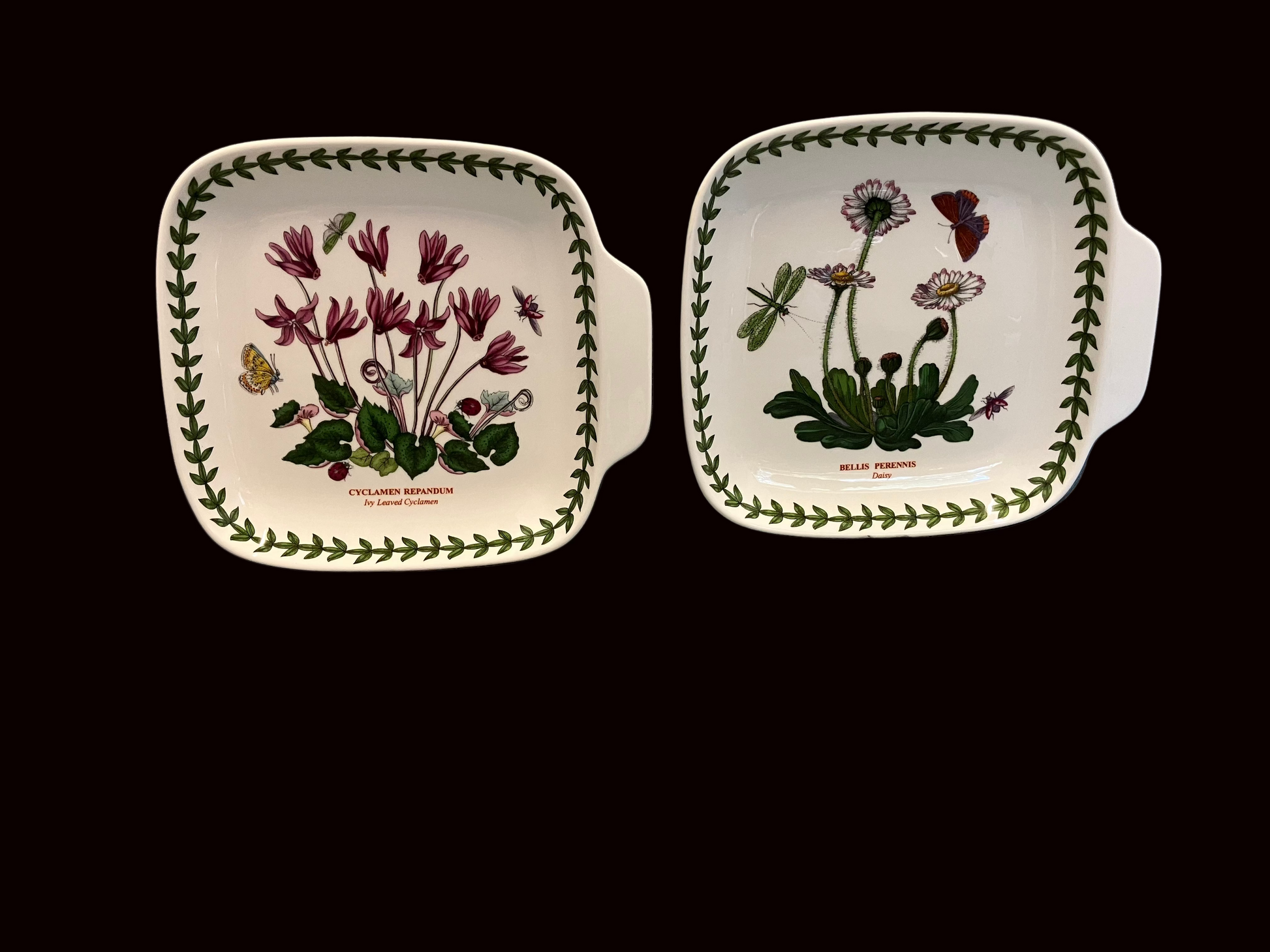 Portmeirion Botanic Garden set of two appetizer plates 