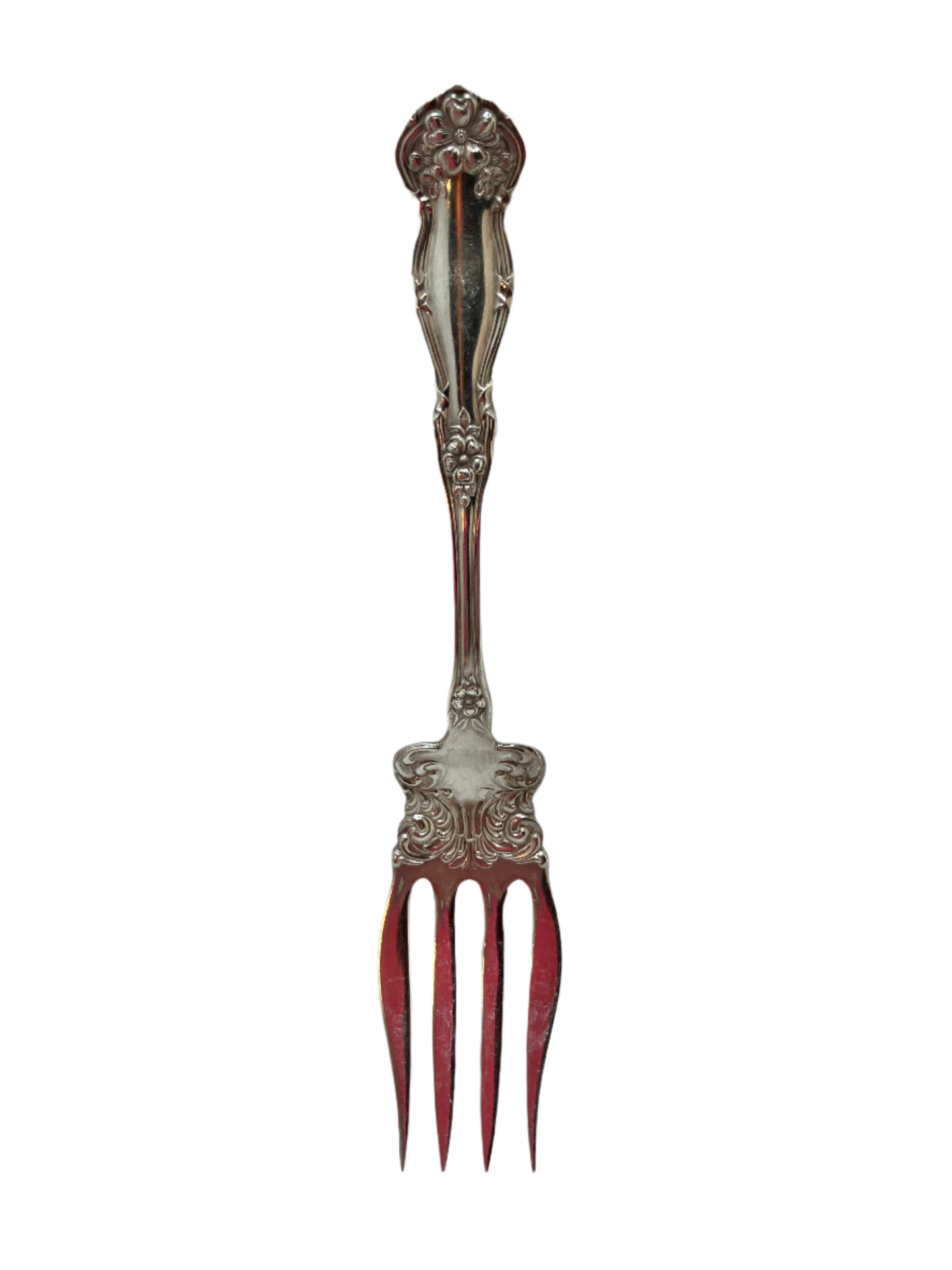 Rogers Cold Meat Fork with Dogwood Flower