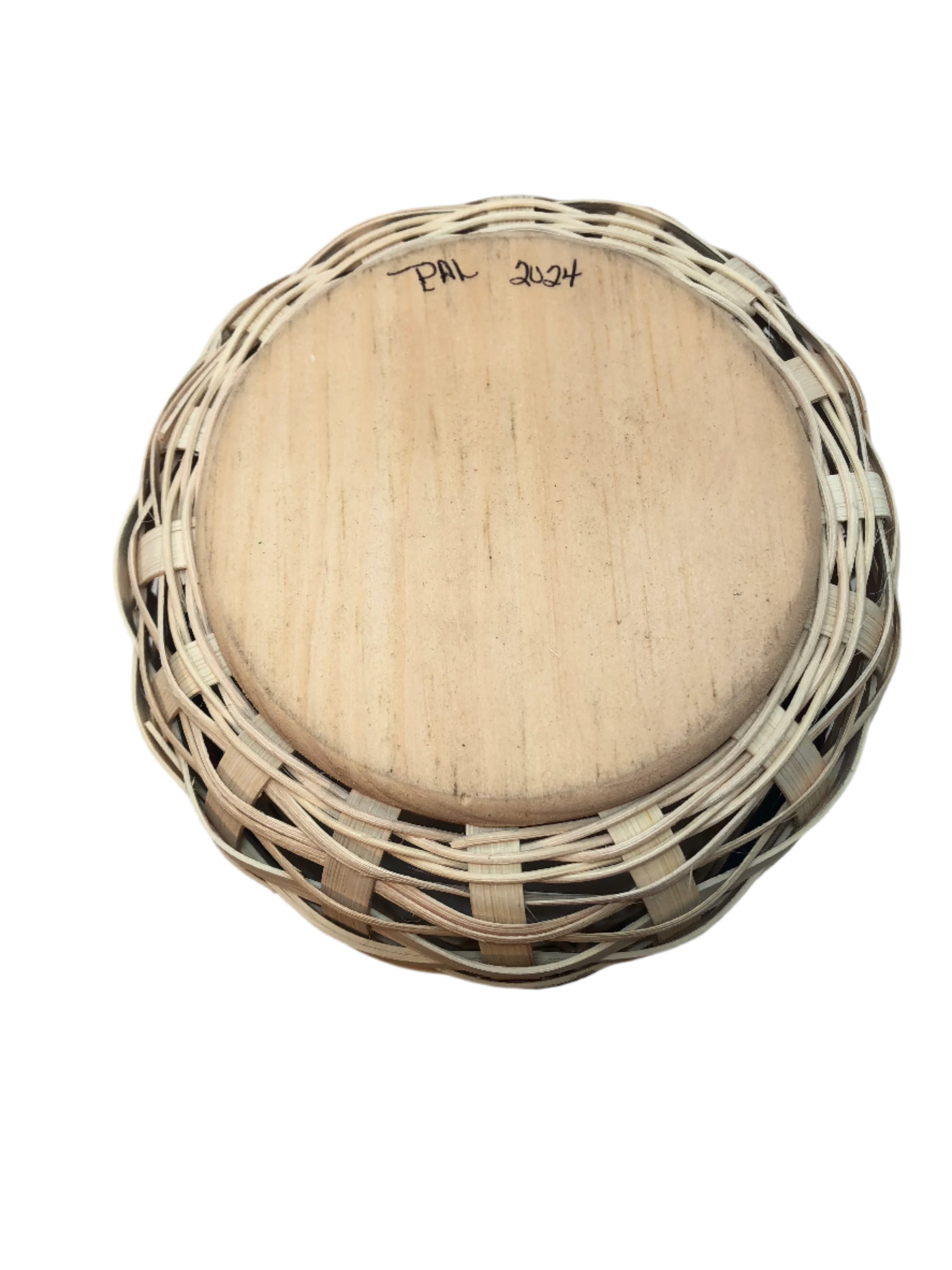 Round Handwoven Basket Base