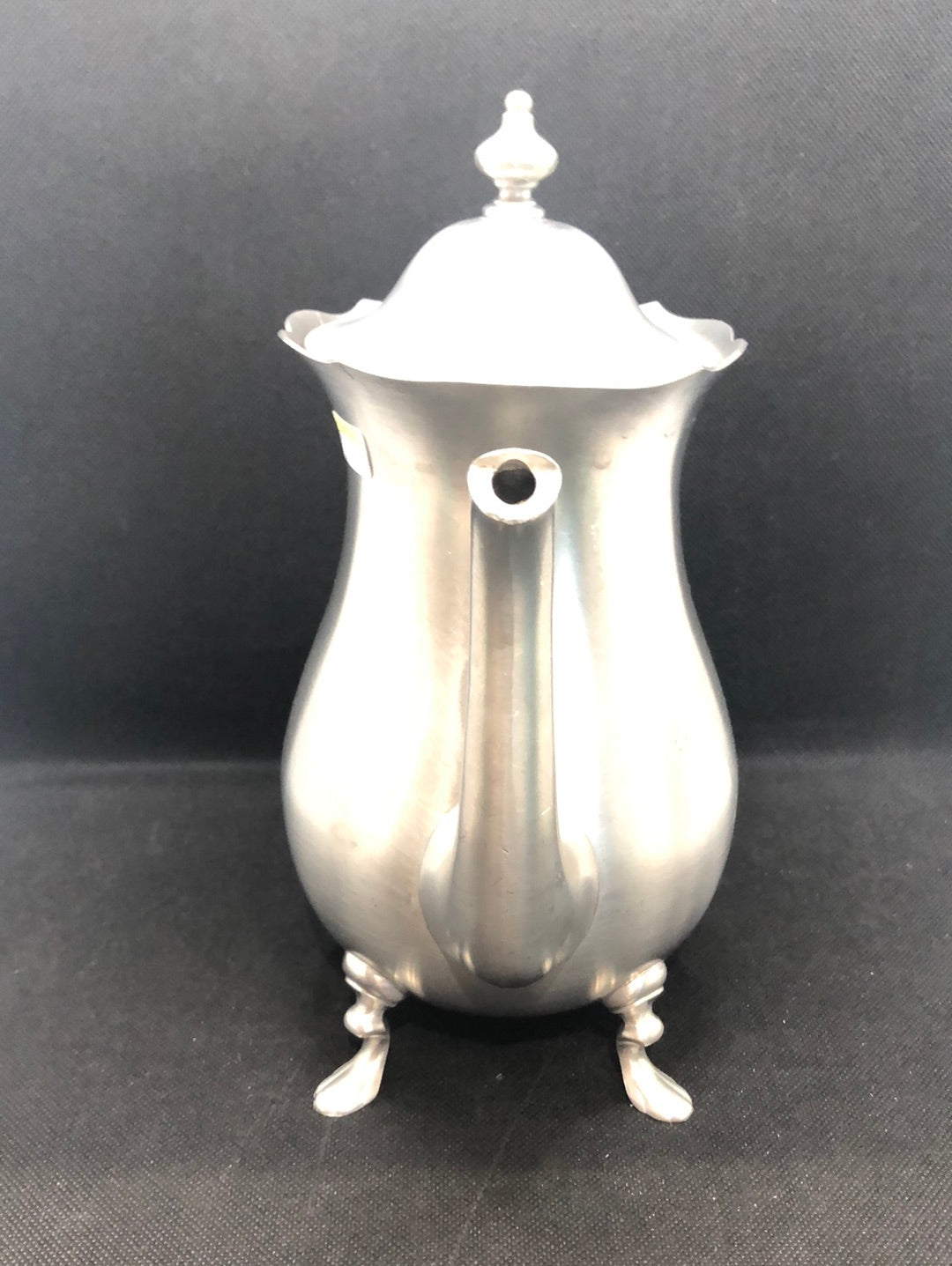 Tea/Coffee Pot -Vintage Pewter spout view