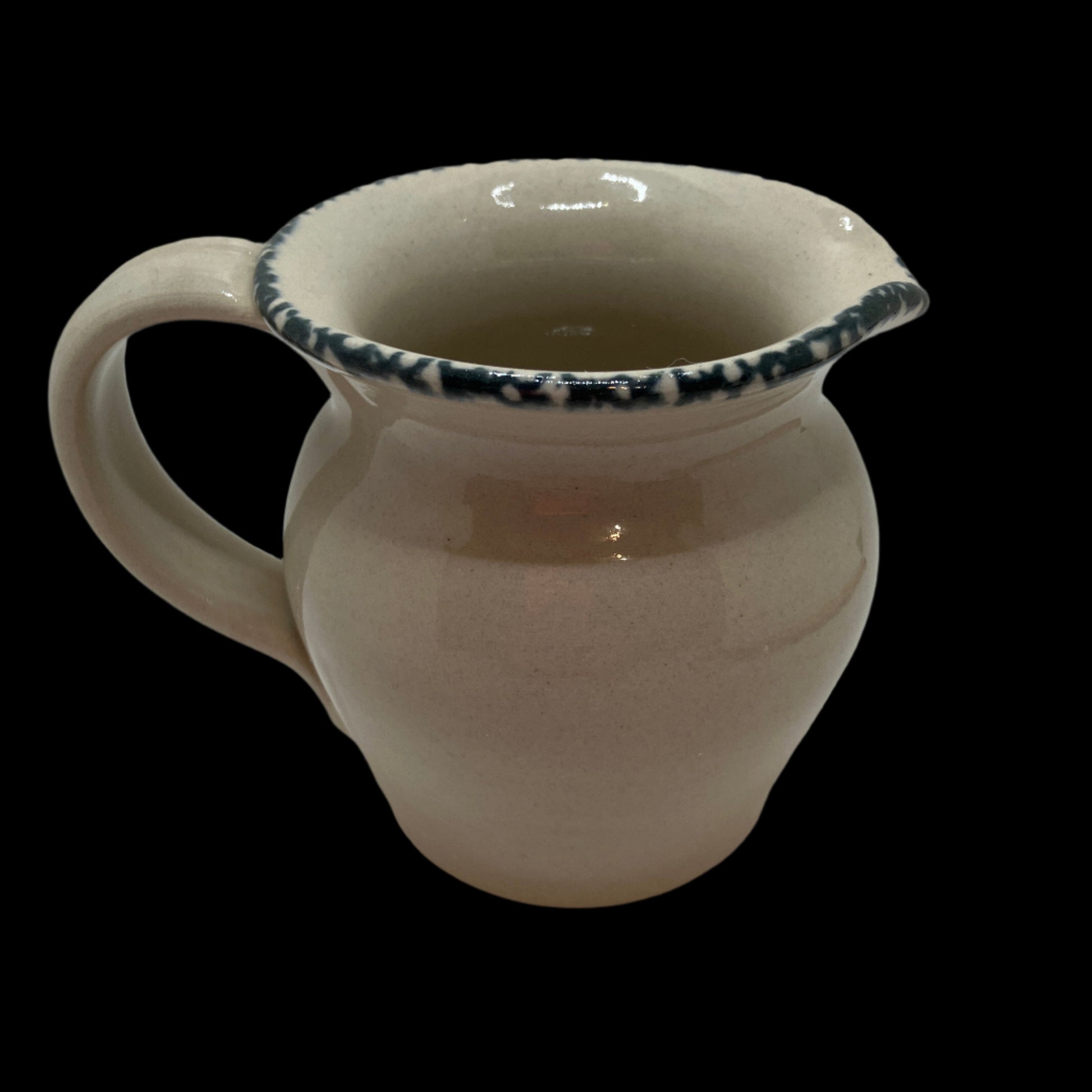 Vintage Casey Pottery Small Pitcher with Sponge Rim