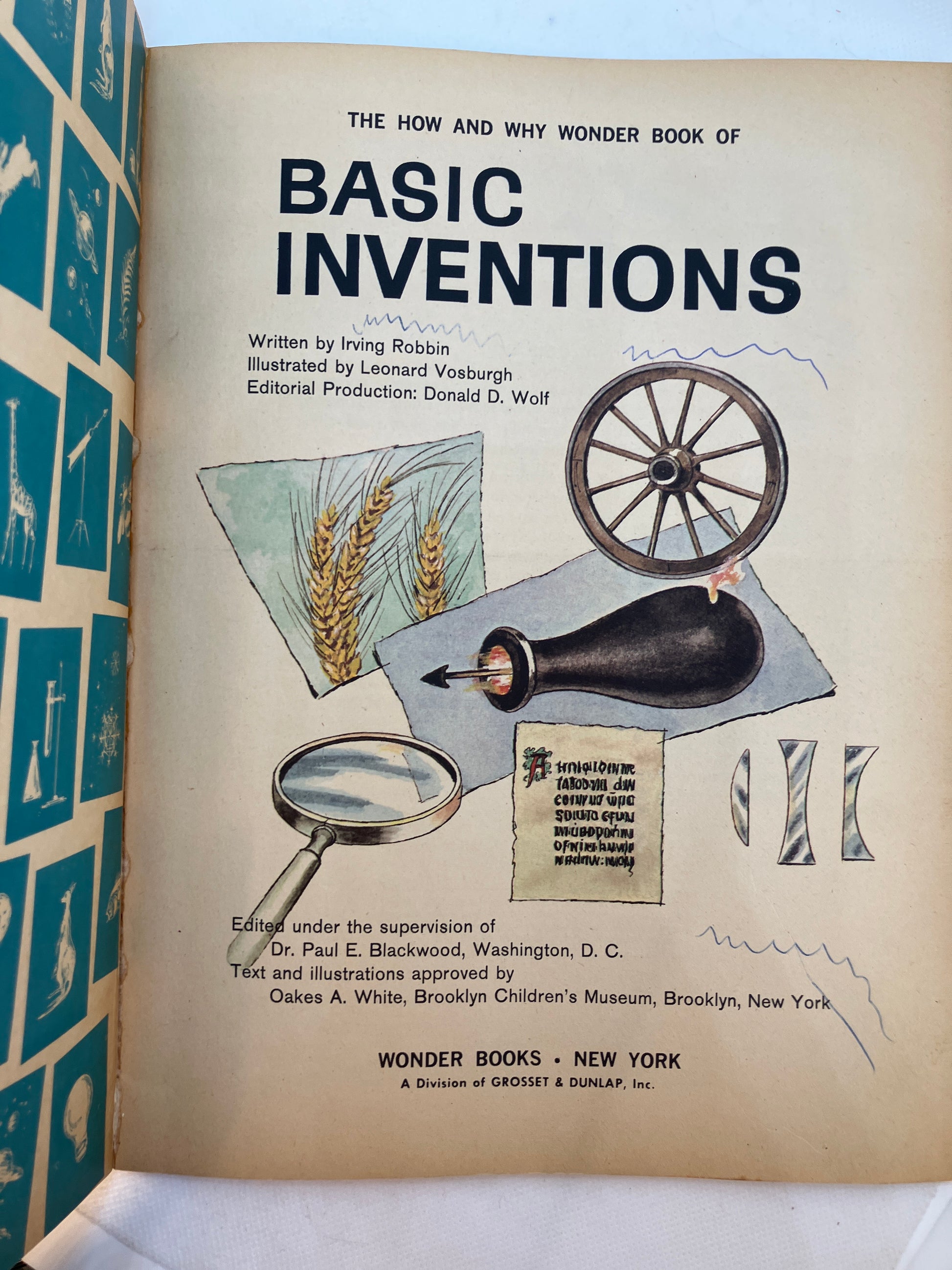 Vintage How and Why Children's Nonfiction Soft Cover Wonder Book Basic Invention from 1965