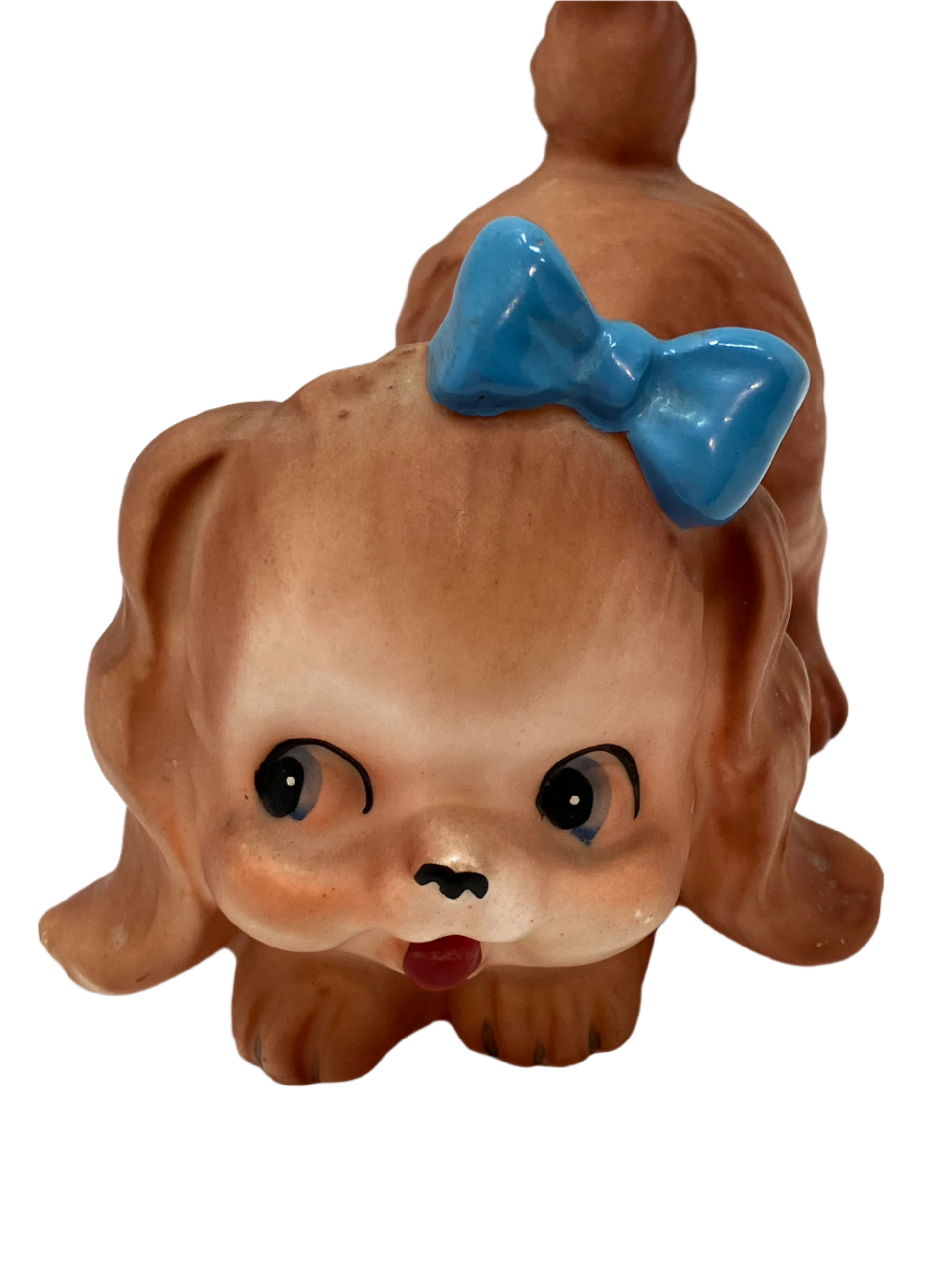 Vintage Napcoware Puppy with Bow