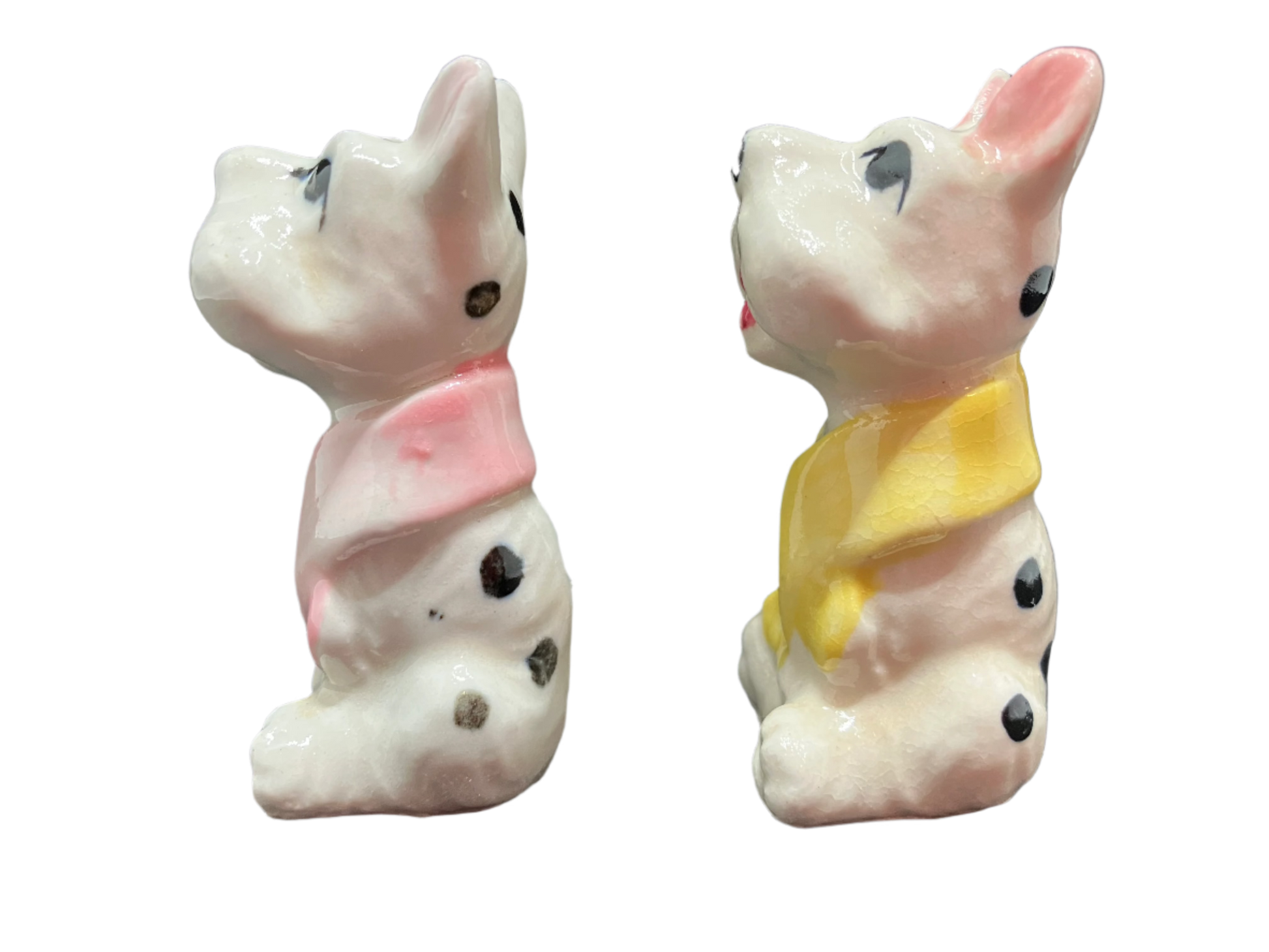 Vintage Salt & Pepper Mid Century Dogs Side