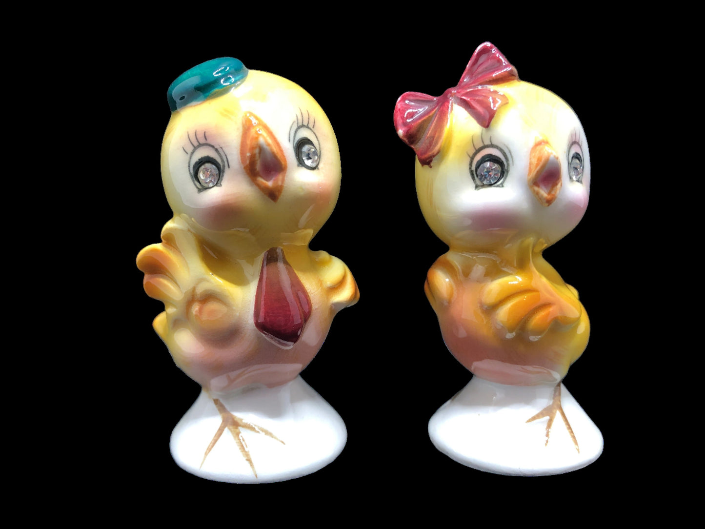 Vintage Salt & Pepper Shakers MCM Chicks