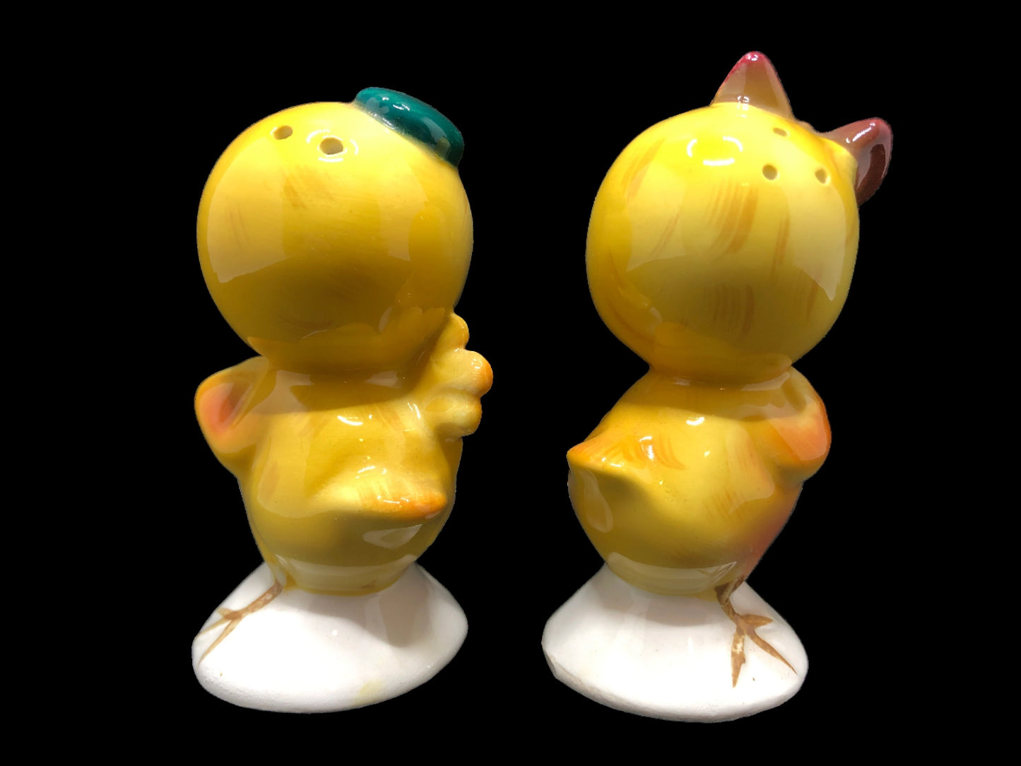 Vintage Salt & Pepper Shakers MCM Chicks Back