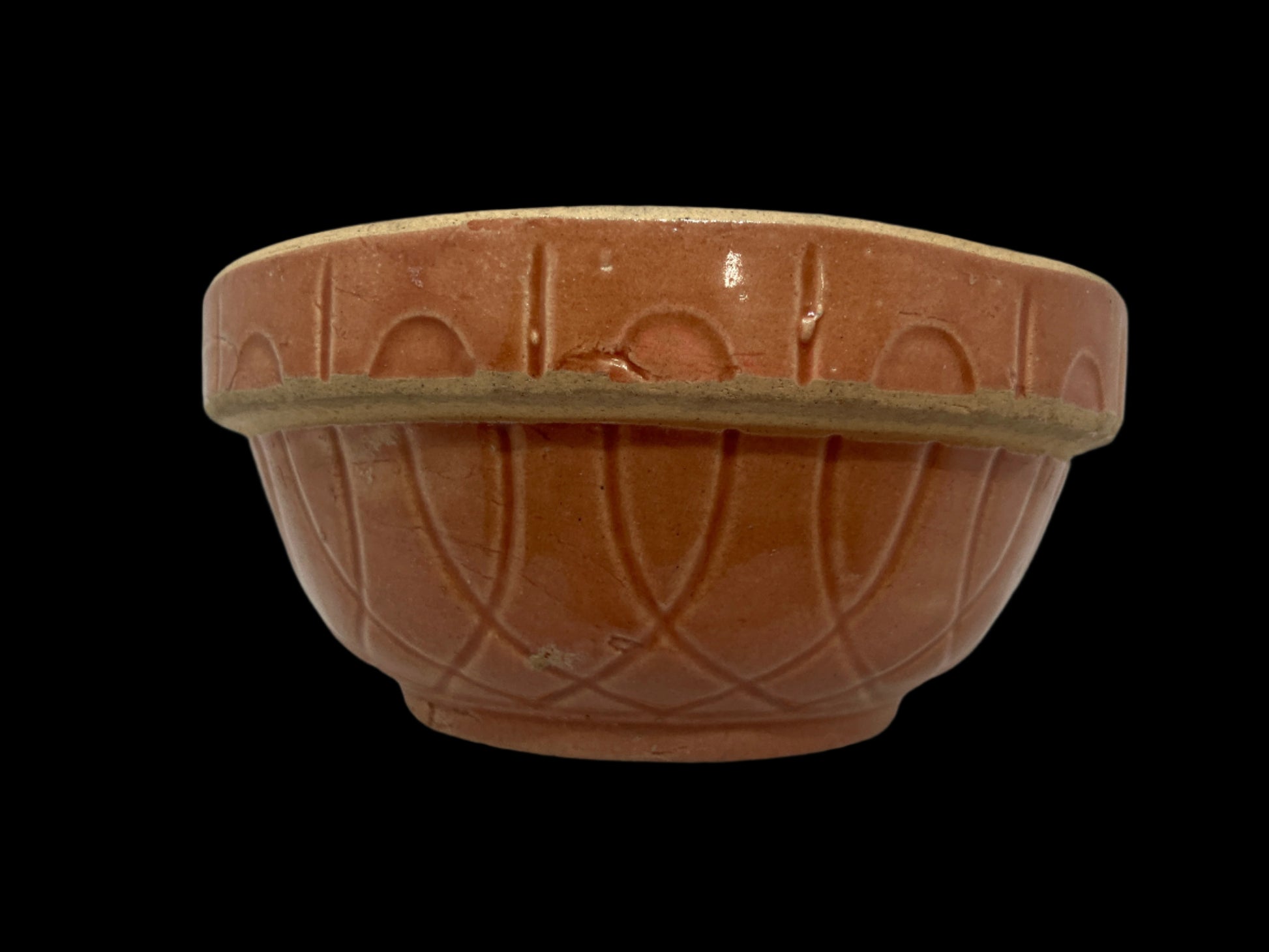 Watt 1930s pottery ovenware mixing small mixing bowl