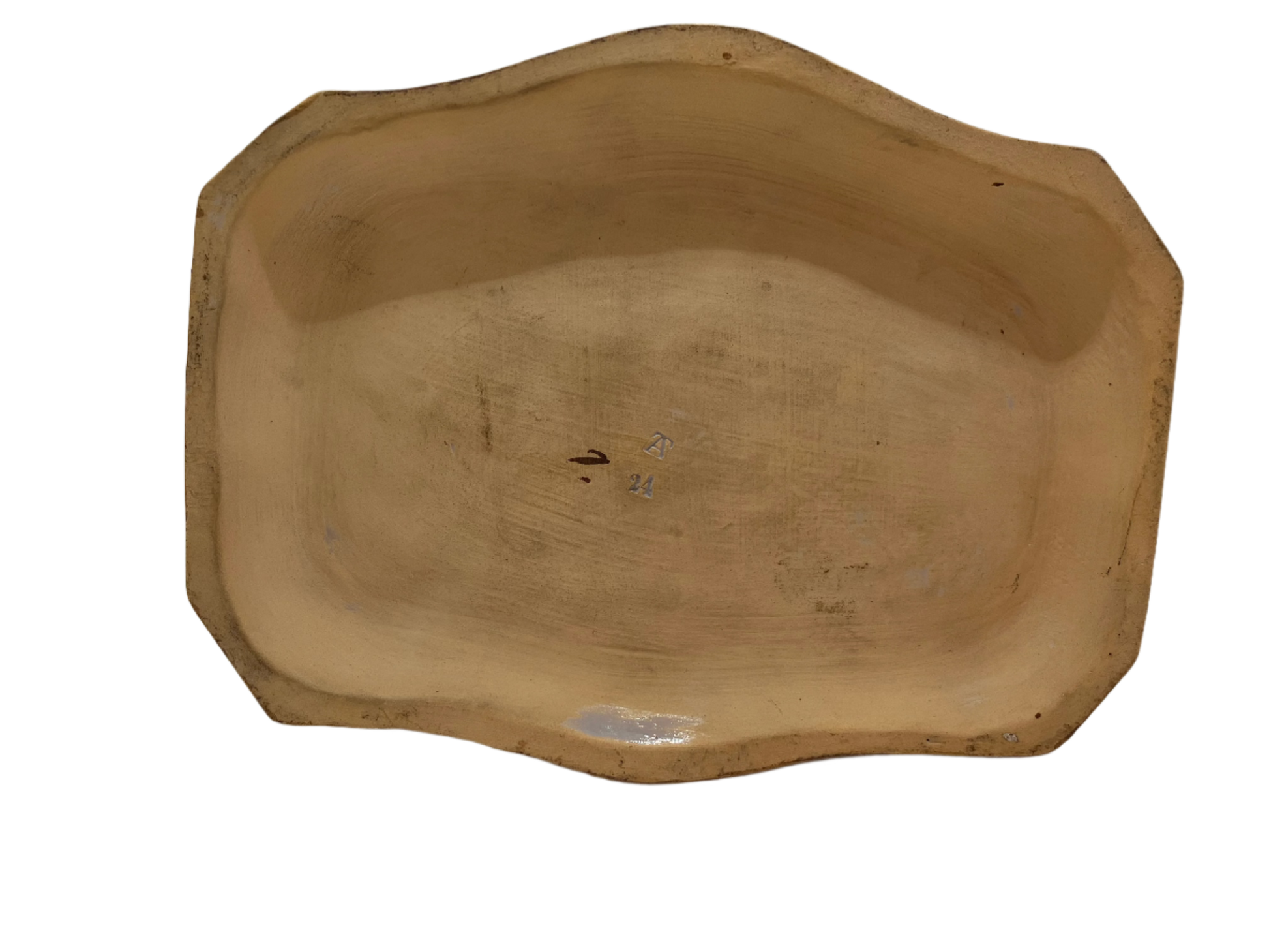 Yellow ware ceramic rare Judaica collectible