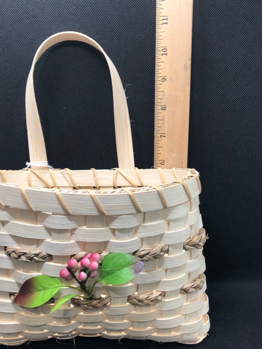 Hanging basket - handcrafted locally made - height