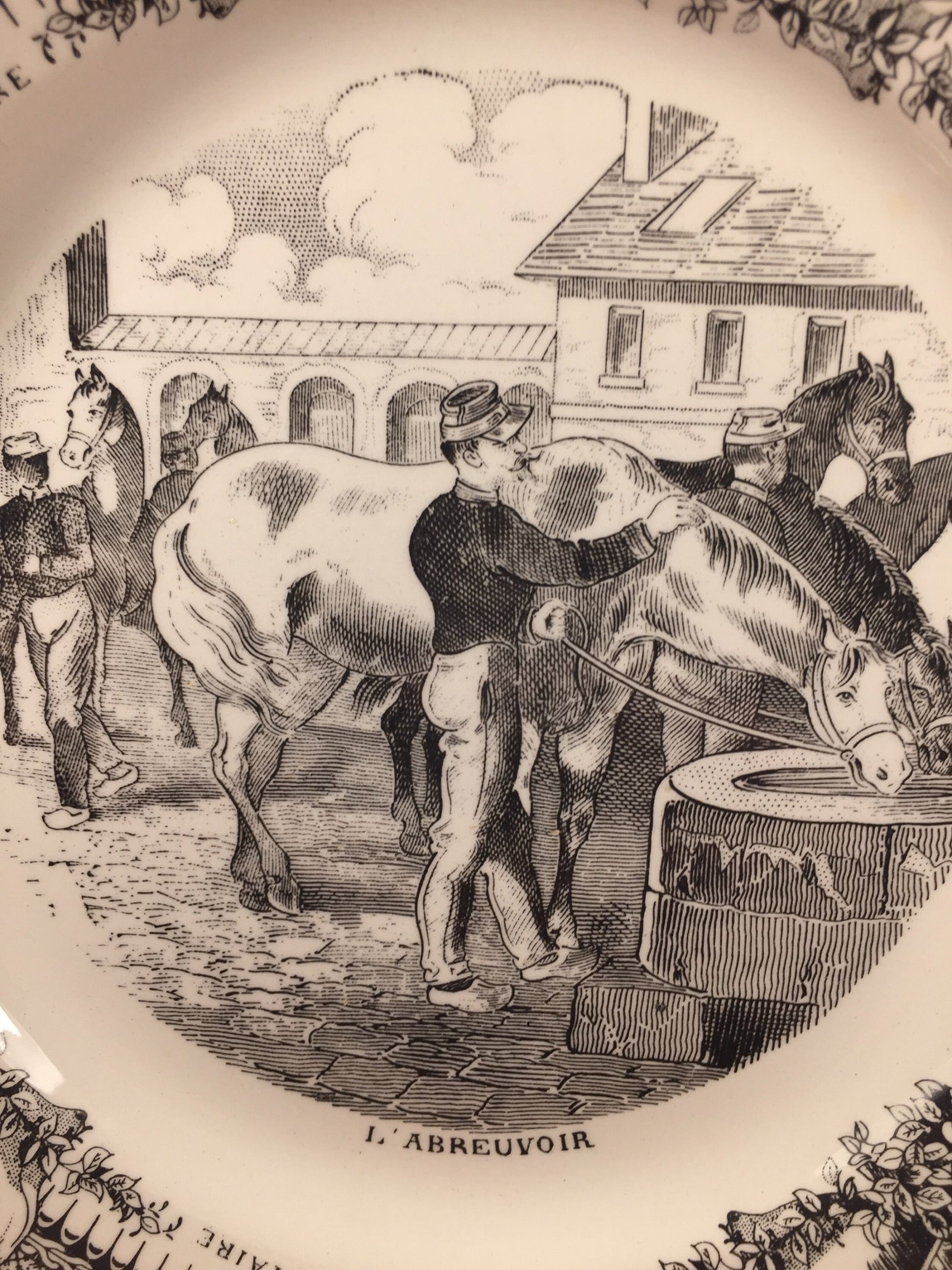 Sarreguemines French Military Plate