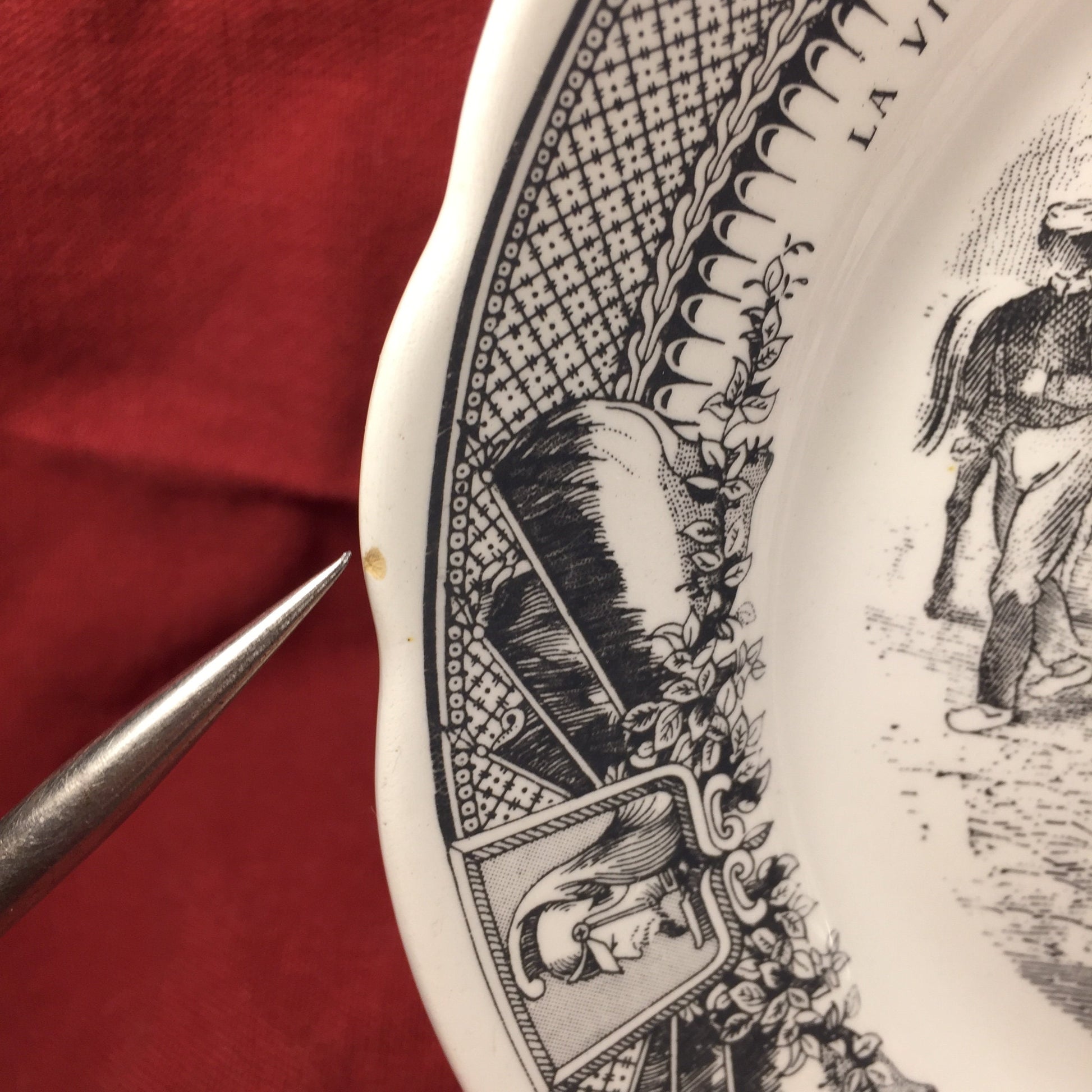 Sarreguemines French Military Plate