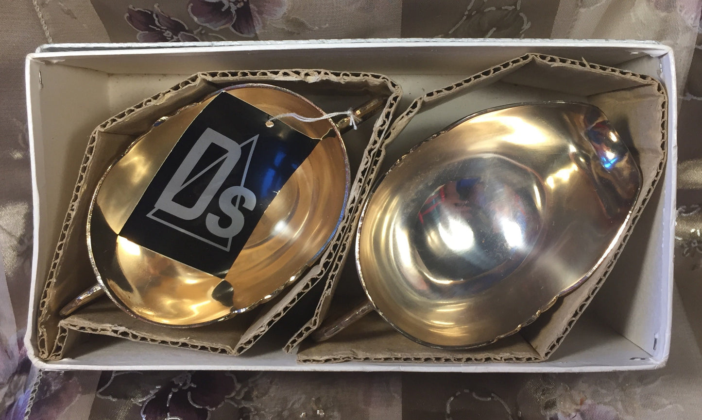 Mid Century Eleanor Claire Silver plate Sugar & Creamer