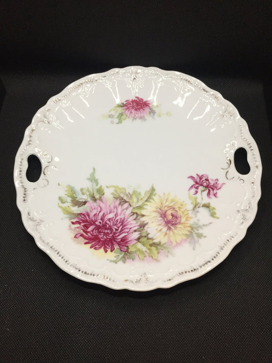 Weimar Germany Cake Plate w/ Small Flea Bite on Back