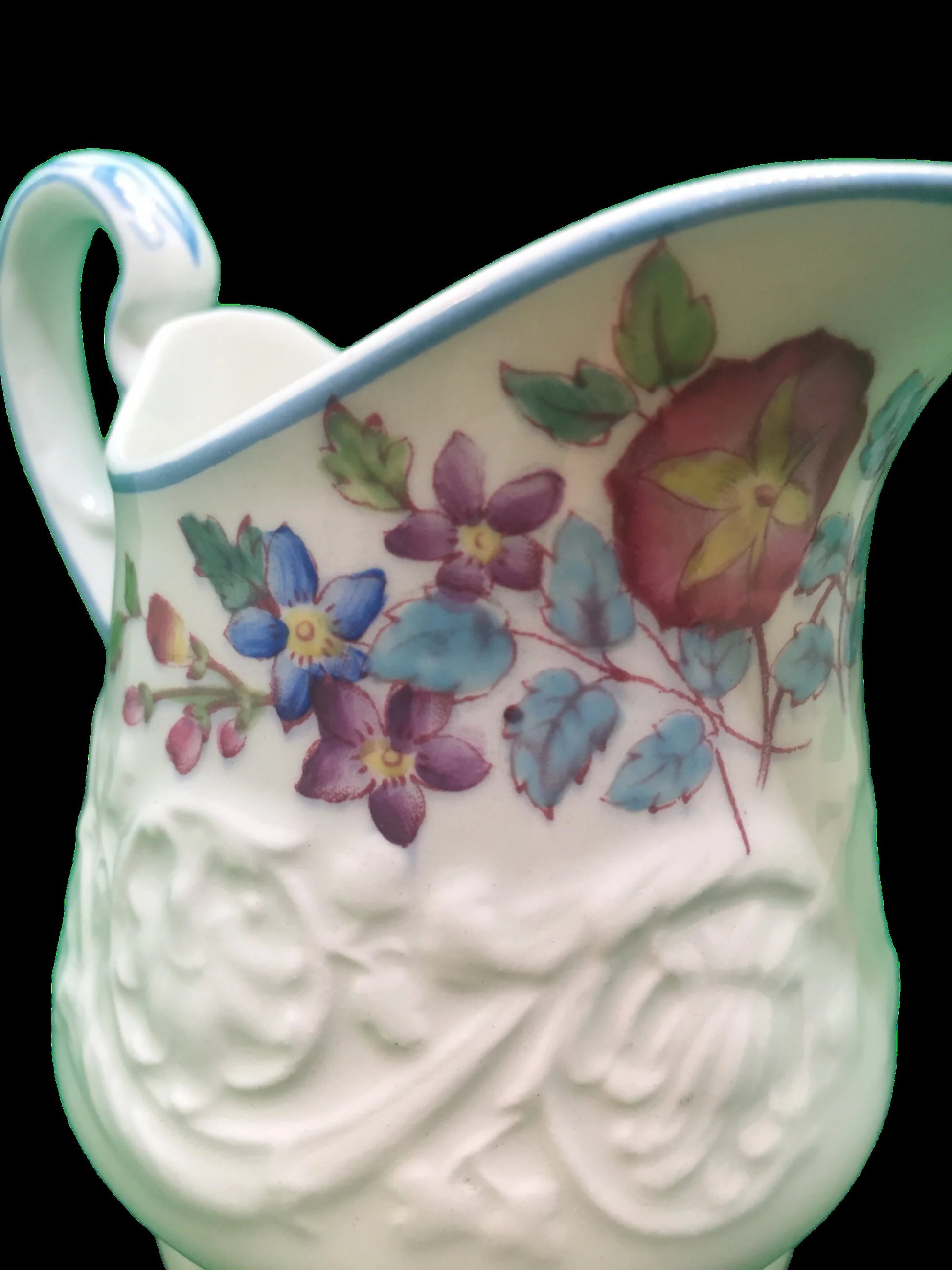 Wedgwood Patrician Morning Glory Creamer