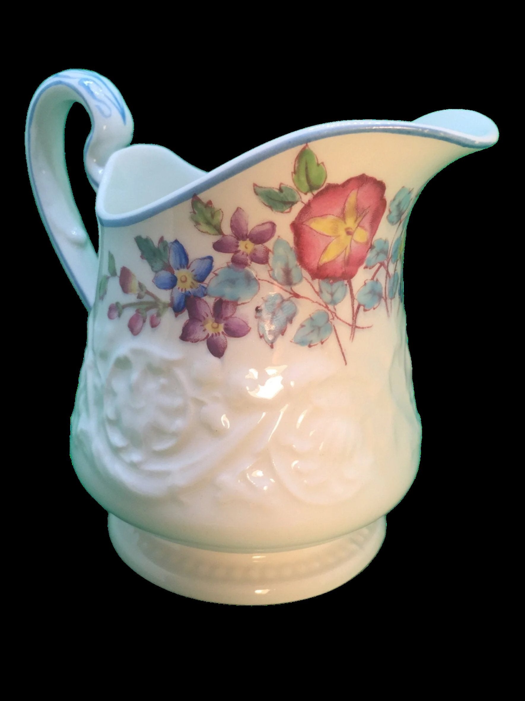 Wedgwood Patrician Morning Glory Creamer