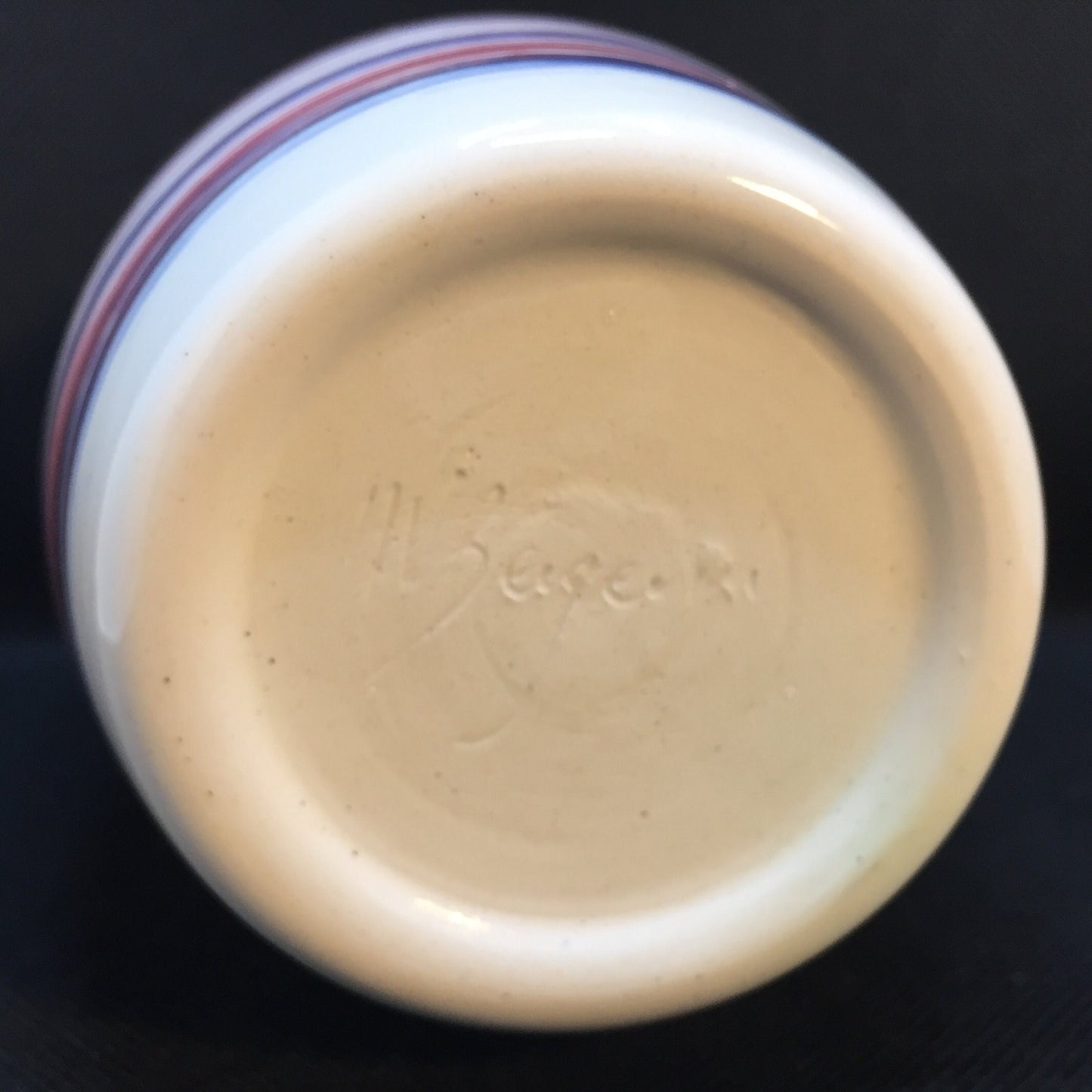Pottery Vase with Signature