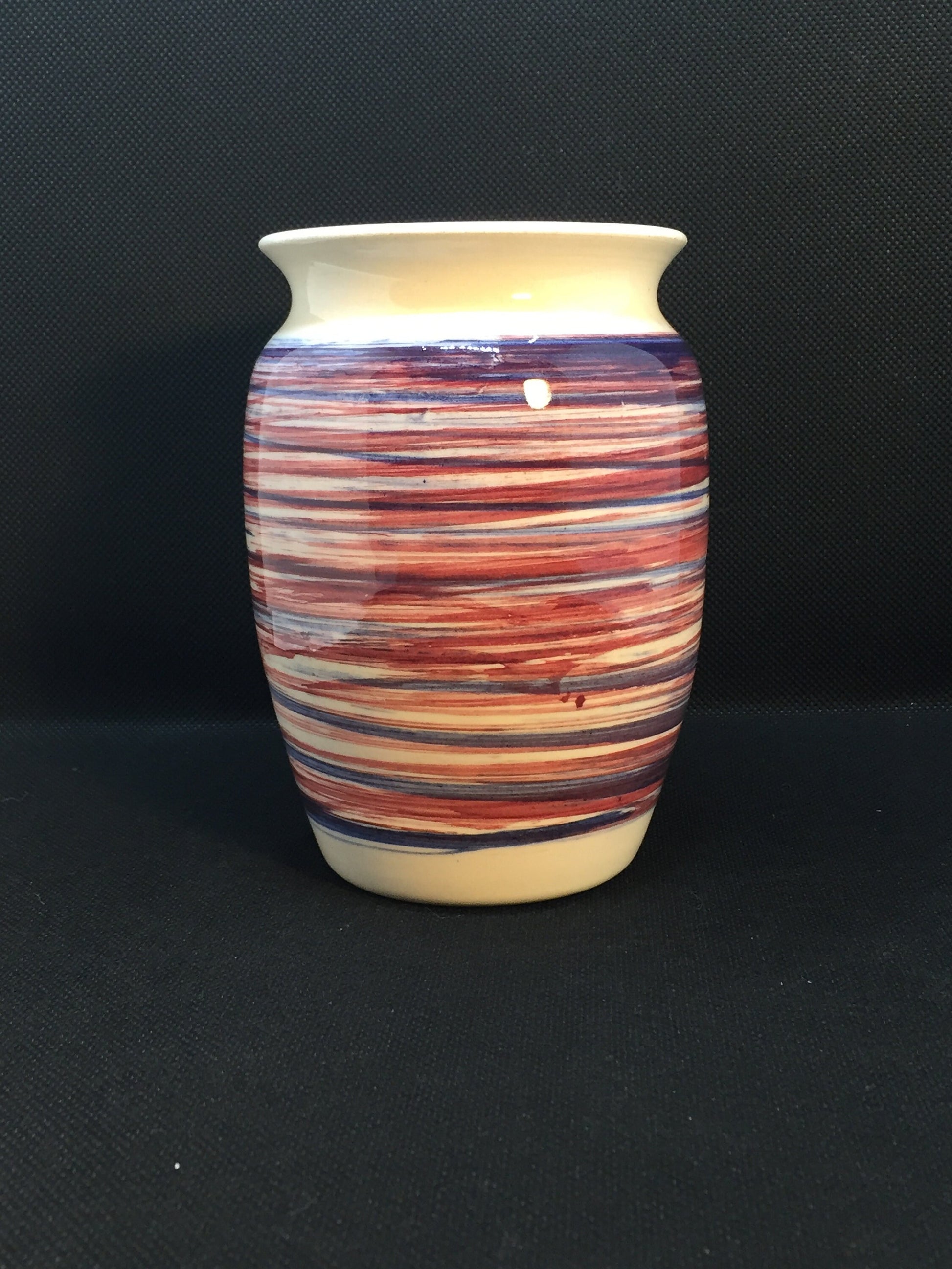 Pottery Vase with Signature