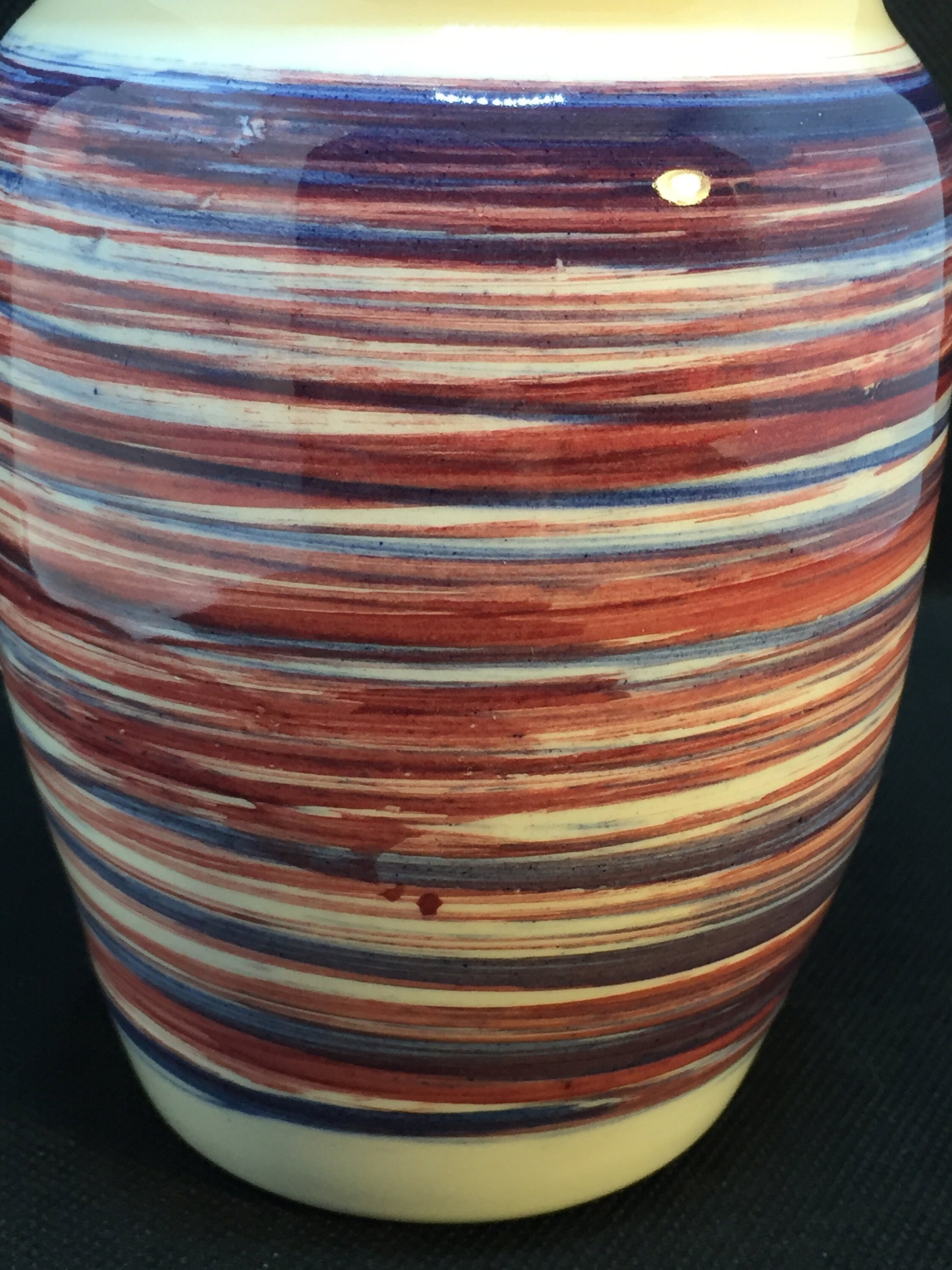Pottery Vase with Signature