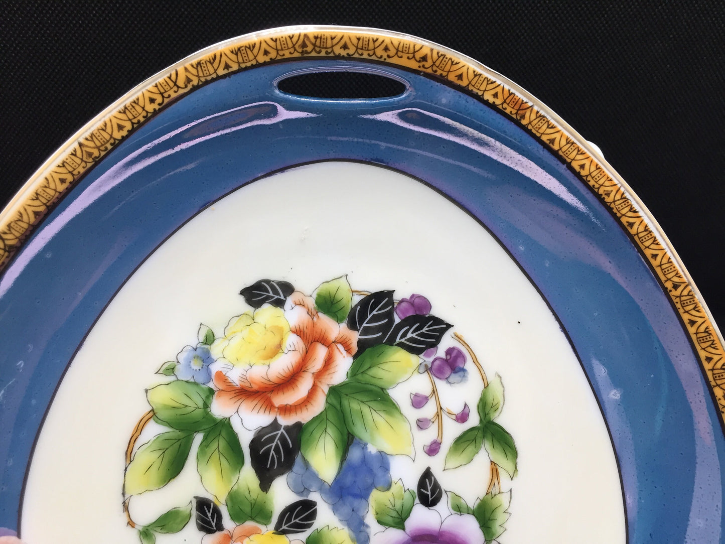 Noritake Luster Three Handle Dish