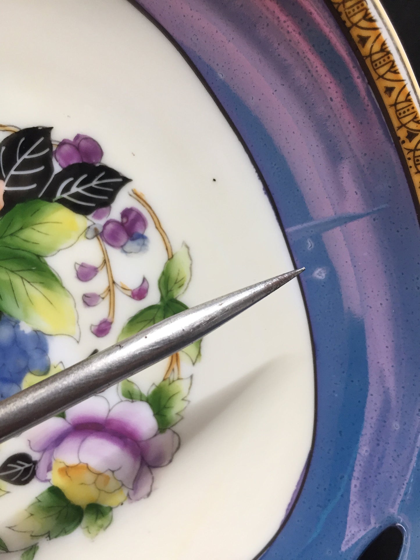 Noritake Luster Three Handle Dish