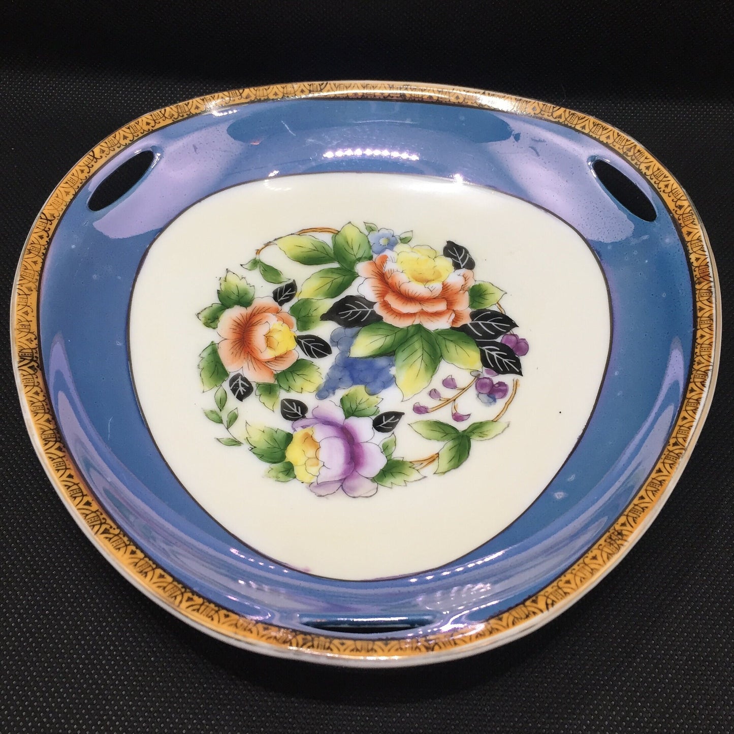 Noritake Luster Three Handle Dish