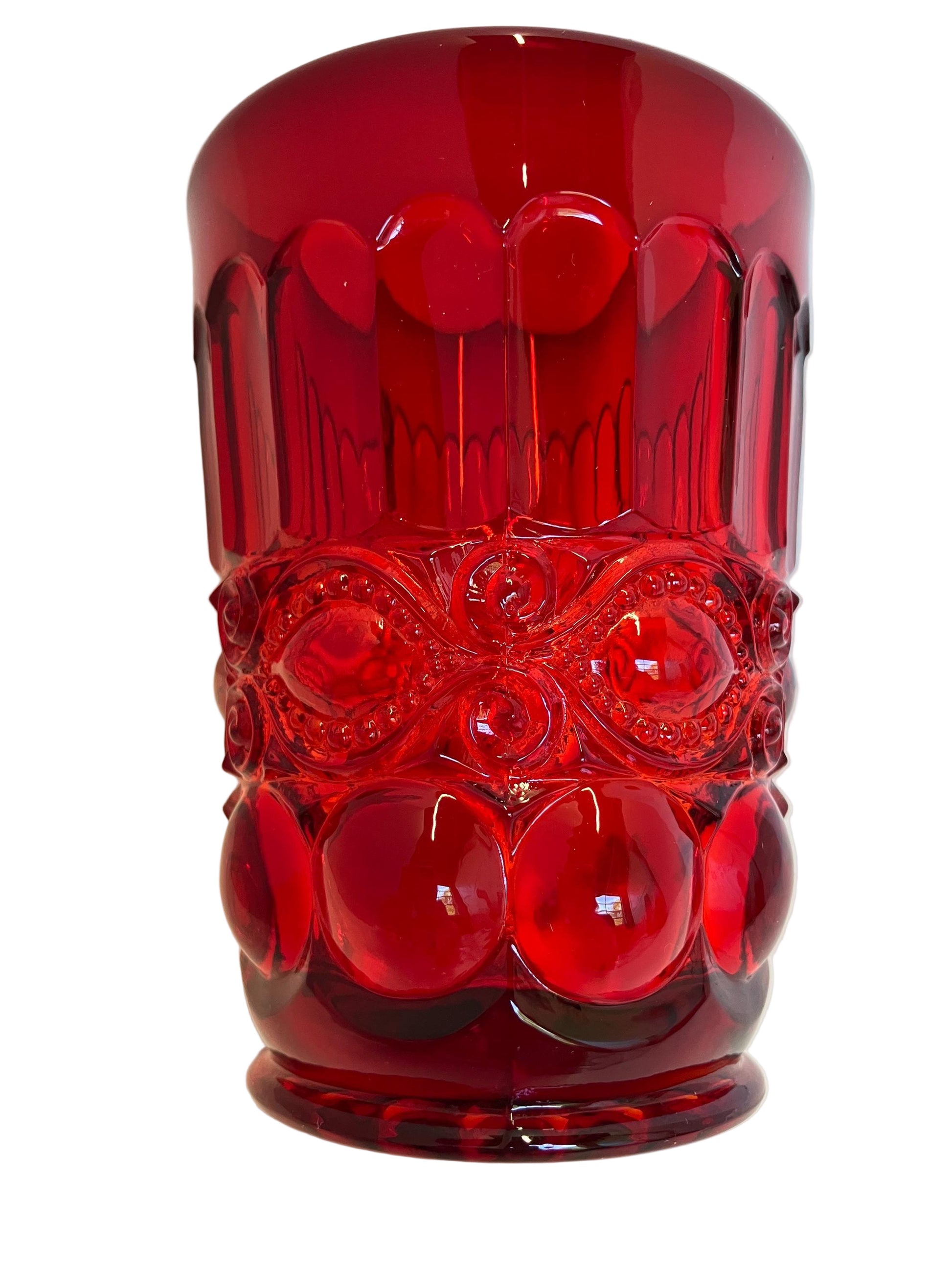 Vintage Ruby Eyewinker Tumblers – Set of 2