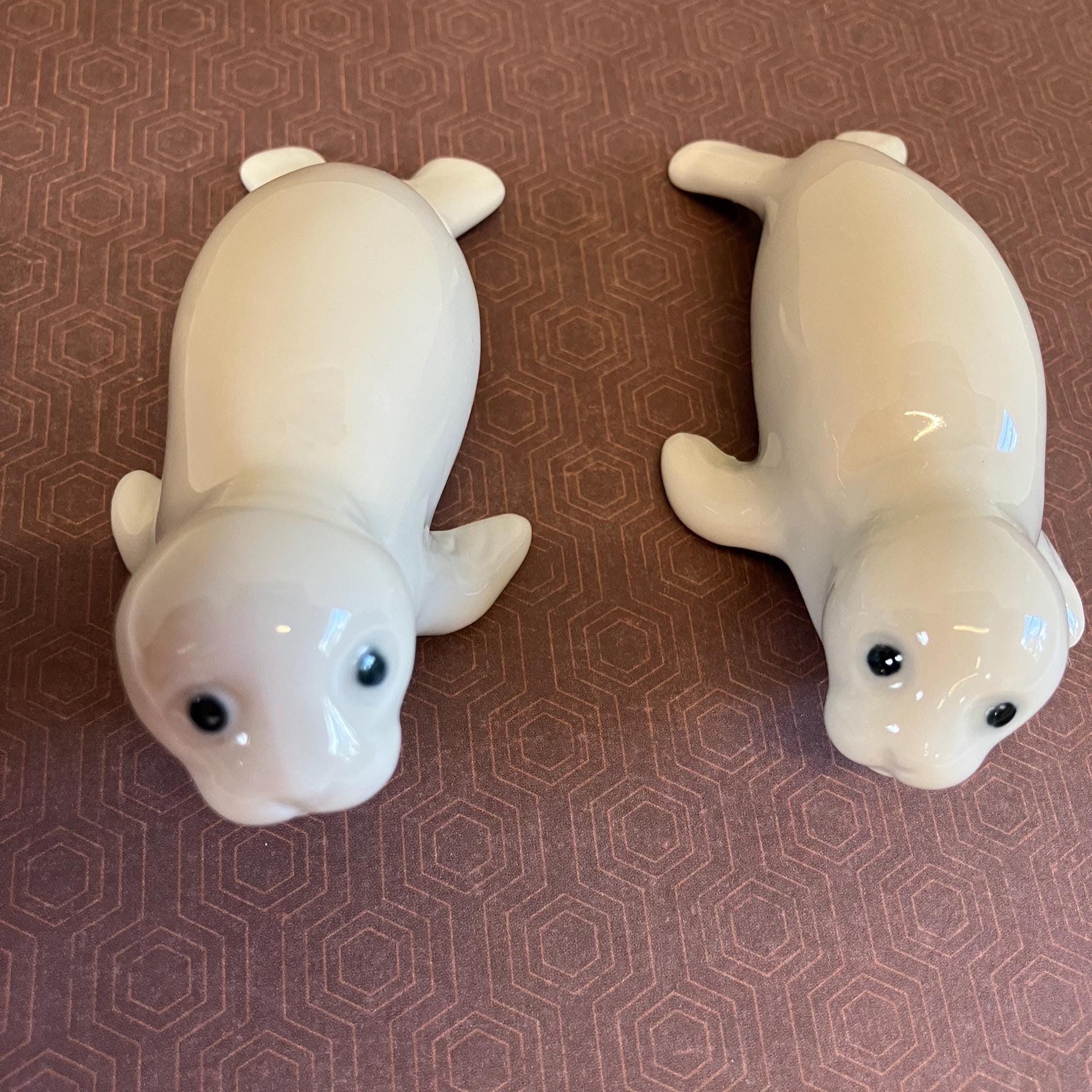 Vintage Ceramic Seal Pups by OMC