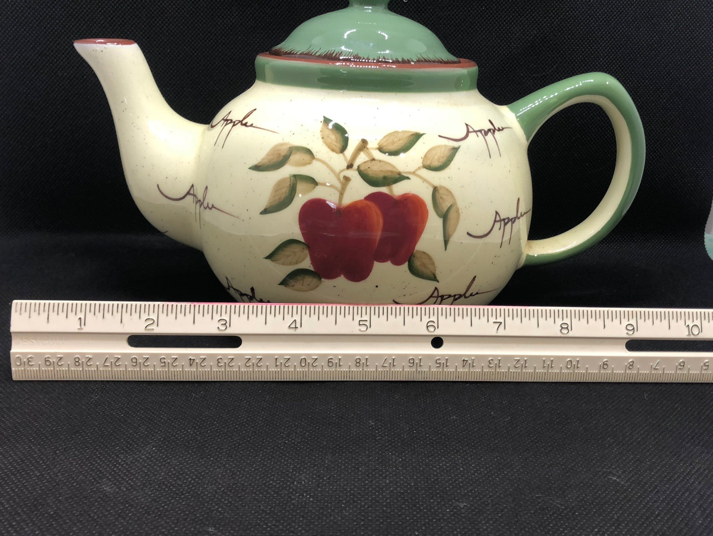 Home Interiors Apple Orchard Collection Teapot