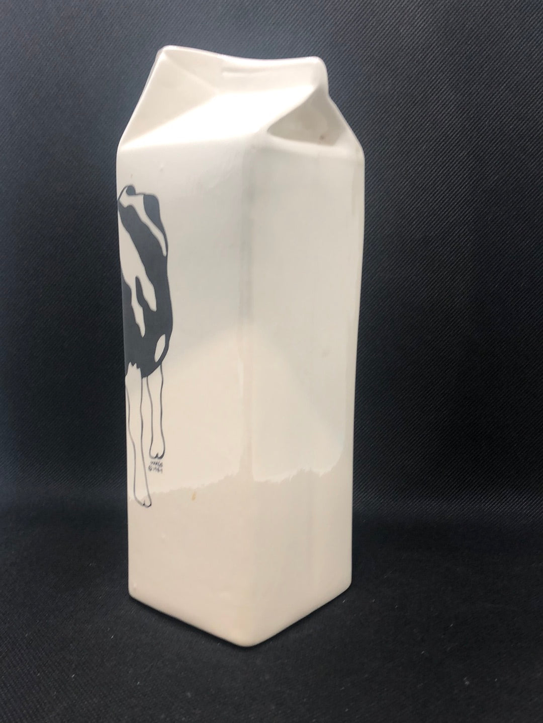 Holsteins by Margot Ceramic Milk Carton with Cow